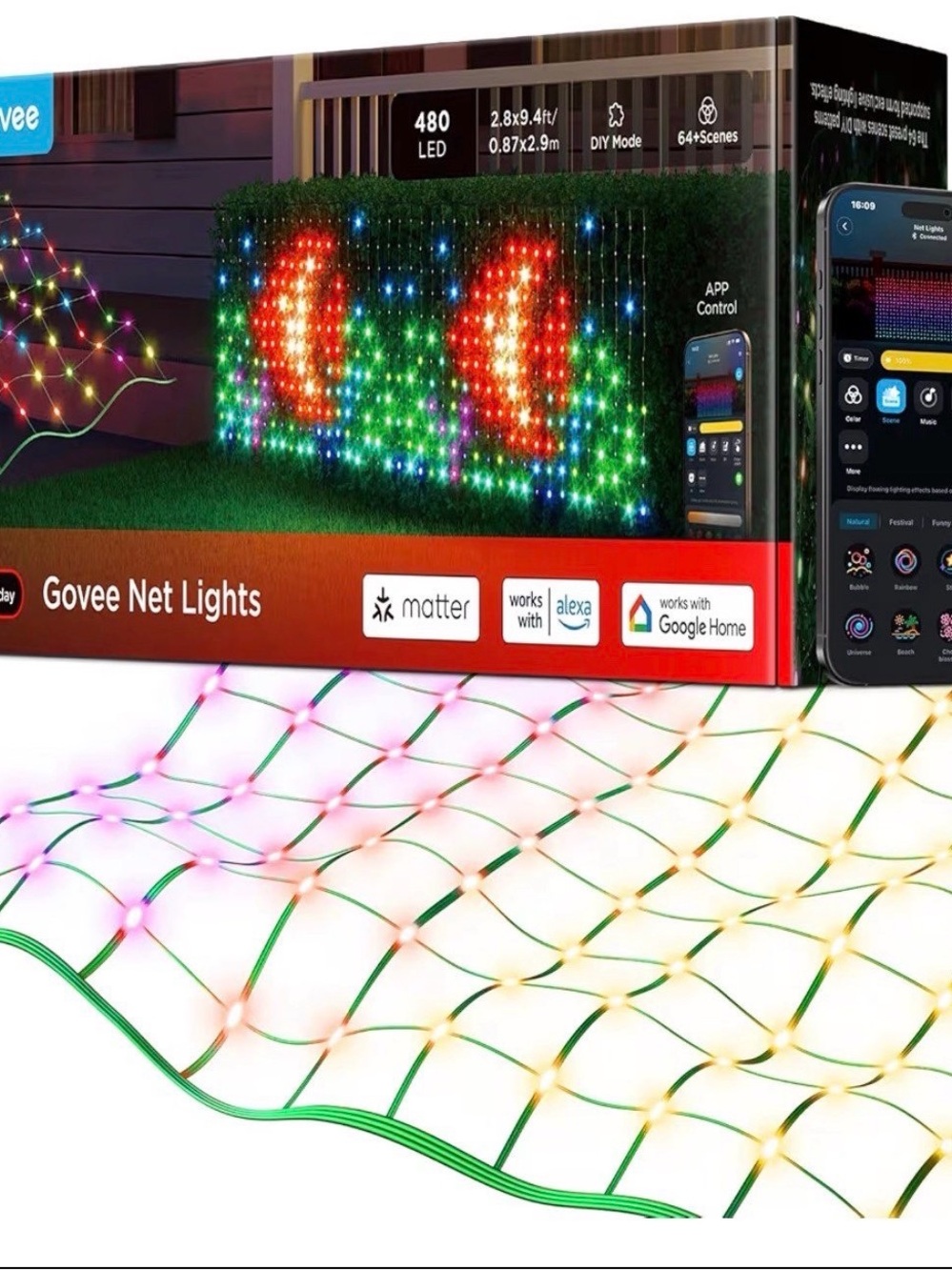 Govee Outdoor Net Lights